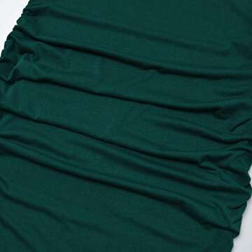 Bhome Maternity Dress Flying Sleeve Casual Pregnancy Summer Dresses Green M