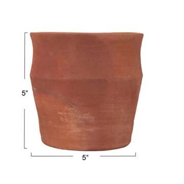 Creative Co-Op Round Terracotta Pot