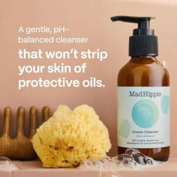 Mad Hippie Cream Cleanser 2-Pack – Hydrating & Gentle Formula with Jojoba Oil and Green Tea