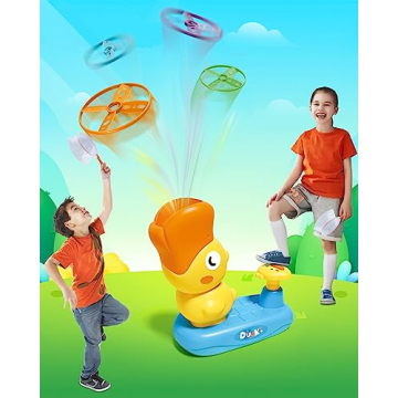 XINHOME Outdoor Flying Disc Launcher - Fun, Active Play for Kids 3-8 Years