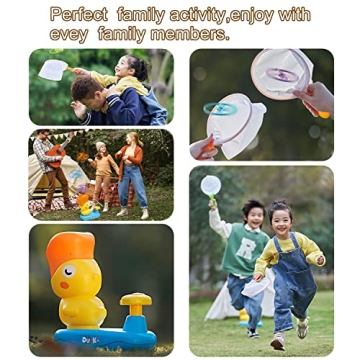 XINHOME Outdoor Flying Disc Launcher for Kids Active Play