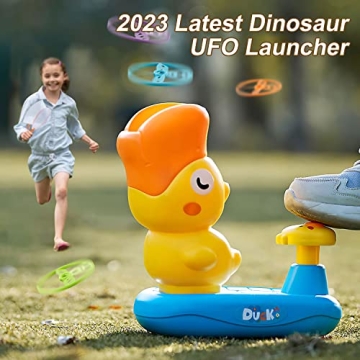 XINHOME Outdoor Flying Disc Launcher for Kids Active Play