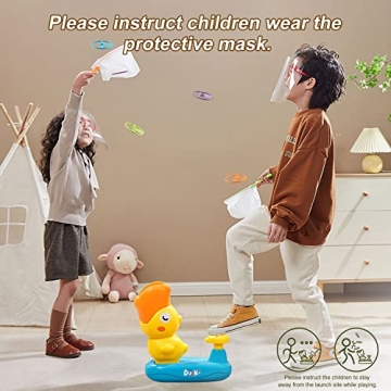 XINHOME Outdoor Flying Disc Launcher for Kids Active Play