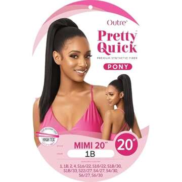 Outre Pretty Quick Pony Heat Resistant Fiber High Tex Safe Up To 400F MIMI 20″ (2)