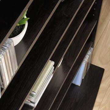 Sauder 7 Tier Multimedia Storage Tower - Stylish Organization
