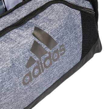 adidas Team Issue 2 Medium, Durable Travel Duffel Bag for Women or Men, Jersey Onix Grey, One Size