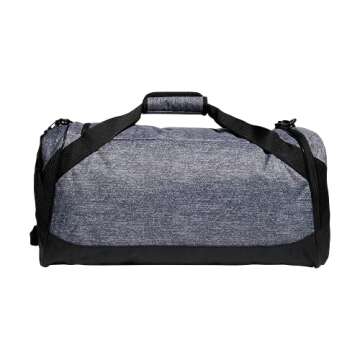 adidas Team Issue 2 Medium, Durable Travel Duffel Bag for Women or Men, Jersey Onix Grey, One Size