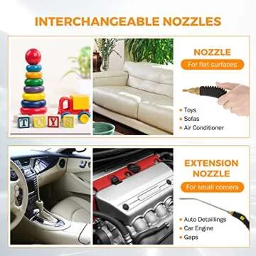 BEAMNOVA Electric Handheld Car Steam Cleaner 2500W