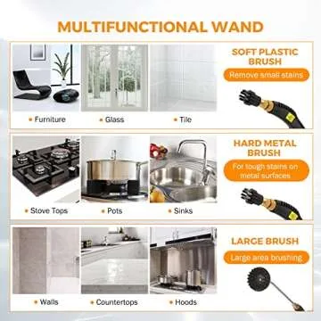 BEAMNOVA Electric Handheld Car Steam Cleaner 2500W