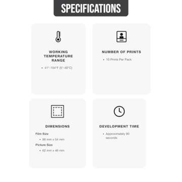 Fujifilm Instax Mini Soft Lavender Instant Film - 10 Exposures