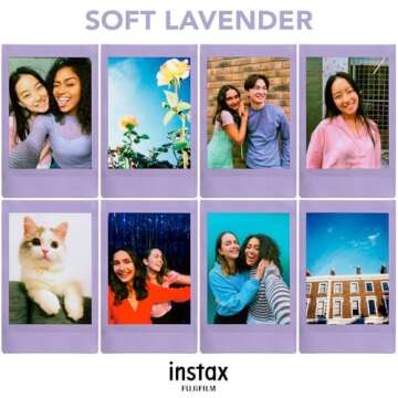 Fujifilm Instax Mini Soft Lavender Instant Film - 10 Exposures