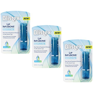 Blistex Lip Infusions for Hydrated Lips in 3 Pack
