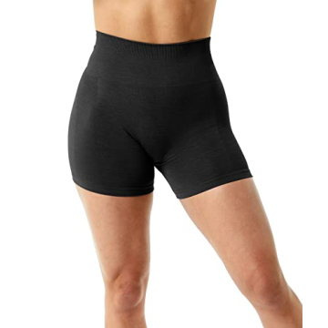 Unthewe High Waisted Butt Lifting Gym Shorts for Women