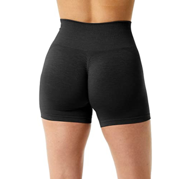 Unthewe High Waisted Butt Lifting Gym Shorts for Women