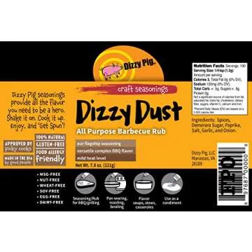Dizzy Pig Dizzy Dust BBQ Seasoning - All-Purpose Rub