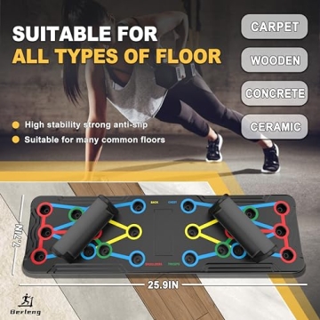 Berleng Push Up Board - 36-in-1 Portable Workout Tool