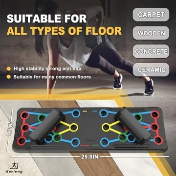 Berleng Push Up Board - 36-in-1 Portable Workout Tool