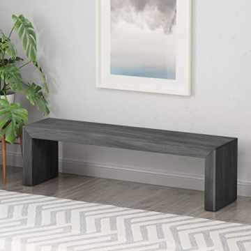 GDFStudio Farmhouse Acacia Wood Dining Bench Stylish