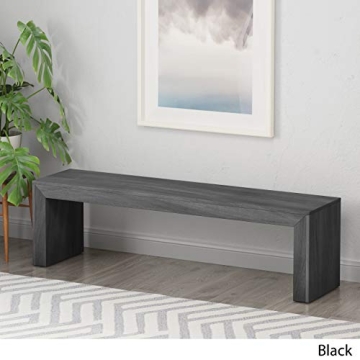 GDFStudio Farmhouse Acacia Wood Dining Bench Stylish