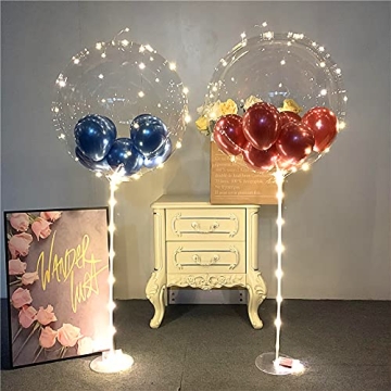 Stunning BoBo Clear Bubble Balloons - 10 Pack Decorative Party Supplies