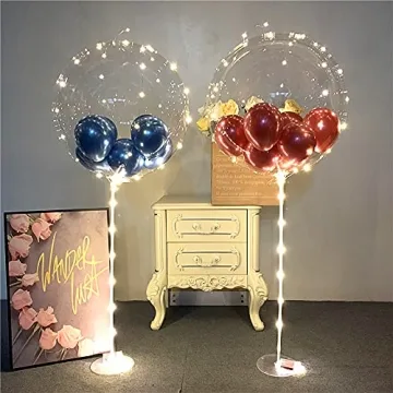 Stunning BoBo Clear Bubble Balloons - 10 Pack Decorative Party Supplies