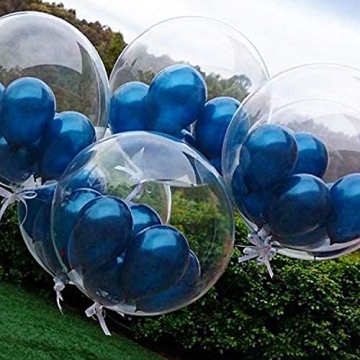 Stunning BoBo Clear Bubble Balloons - 10 Pack Decorative Party Supplies