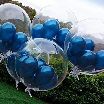 Stunning BoBo Clear Bubble Balloons - 10 Pack Decorative Party Supplies