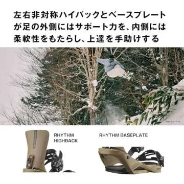 Salomon Snowboard Bindings Rhythm L47648900 S Brown