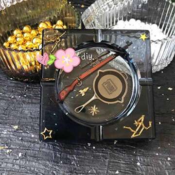 60HA Epoxy Resin Molds: Large Square Silicone Mold for DIY Art