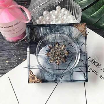 60HA Epoxy Resin Molds: Large Square Silicone Mold for DIY Art