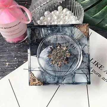 60HA Epoxy Resin Molds: Large Square Silicone Mold for DIY Art