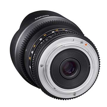 Samyang VDSLR II 10 mm T3.1 Manual Focus Lens for Canon