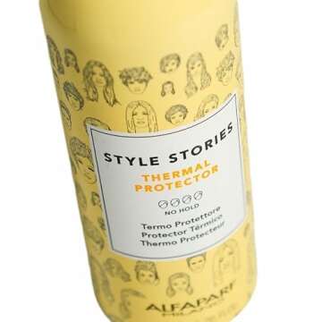 Alfaparf Milano Style Stories Thermal Protection Dry Spray for Hair - Protects Against Heat from Styling Tools - Professional Salon Quality - Lightweight - 6.76 Fl Oz