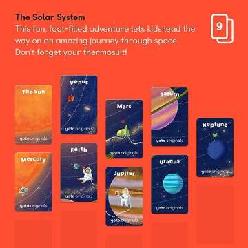 Yoto The Solar System – 9 Kids Audiobook Cards for Learning & Fun Stories, Ages 6+
