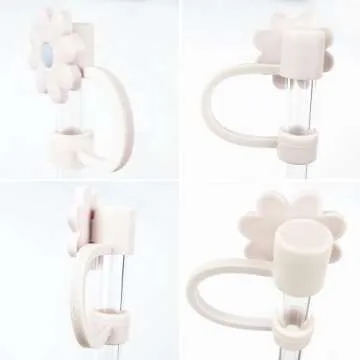 Velaco Protective Silicone Boot and Straw Covers for Stanley Quencher H2.0 40 30 20 oz & IceFlow Flip 30 20 oz, BPA Free Anti-Noise Anti-Scratch, Tumbler Protector Sleeve Cover Boot