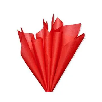 Papyrus 8 Sheet Scarlet Tissue Paper for Christmas, Birthdays, and All Occasions