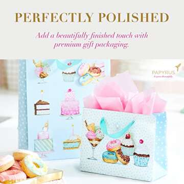 Papyrus 8 Sheet Scarlet Tissue Paper for Christmas, Birthdays, and All Occasions