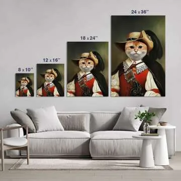 Custom Pet Portrait Canvas - Royal Pet Gifts