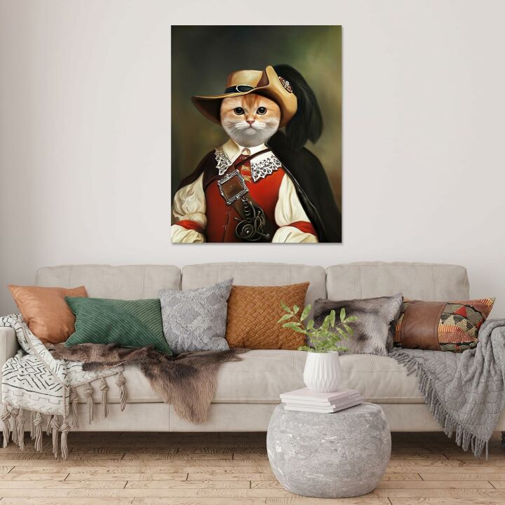 Custom Pet Portrait Canvas - Royal Pet Gifts