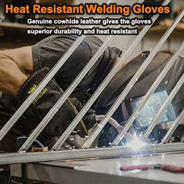 Versatile PerfeSafe Welding Gloves - Extreme Heat Resistant & Comfortable