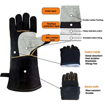 PerfeSafe Welding Gloves – Heat Resistant & Versatile