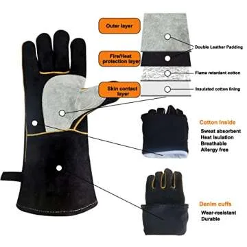 PerfeSafe Welding Gloves – Heat Resistant & Versatile