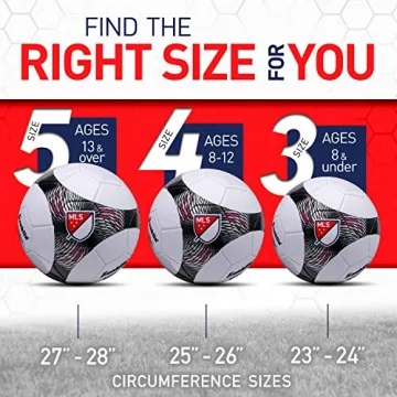 Franklin Sports MLS Soccer Ball - Perfect for Kids 3-8