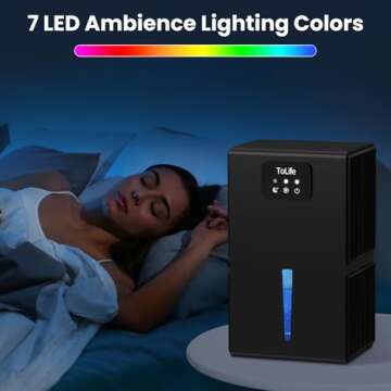 ToLife Dehumidifier 95 OZ Water Tank with Auto-Off