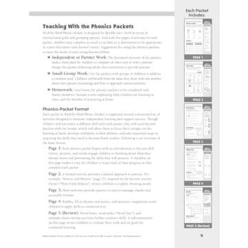 Week-by-Week Phonics Packets: 30 Independent Practice Packets That Help Children Learn Key Phonics Skills and Set the Stage for Reading Success
