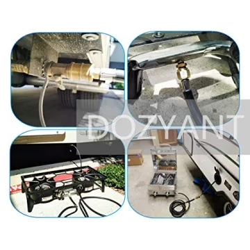 12 FT RV Propane Quick Connect Hose for Easy Outdoor Cooking