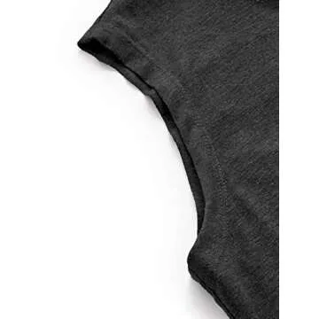 SweatyRocks Women's Summer Sleeveless Hooded Tank Top T-Shirt for Athletic Exercise Relaxed Breathable Black M