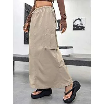 Floerns Women's High Waist A Line Skirt - Chic & Versatile