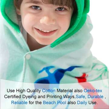 Kids Hooded Beach Towel