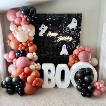 Black Shimmer Wall Backdrop Panels for Events Decoration